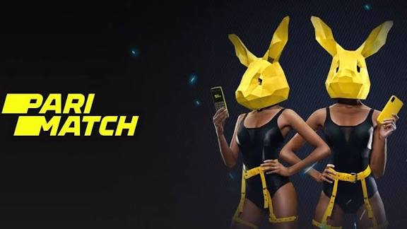 Parimatch - Sportler mit Neon-Rahmen