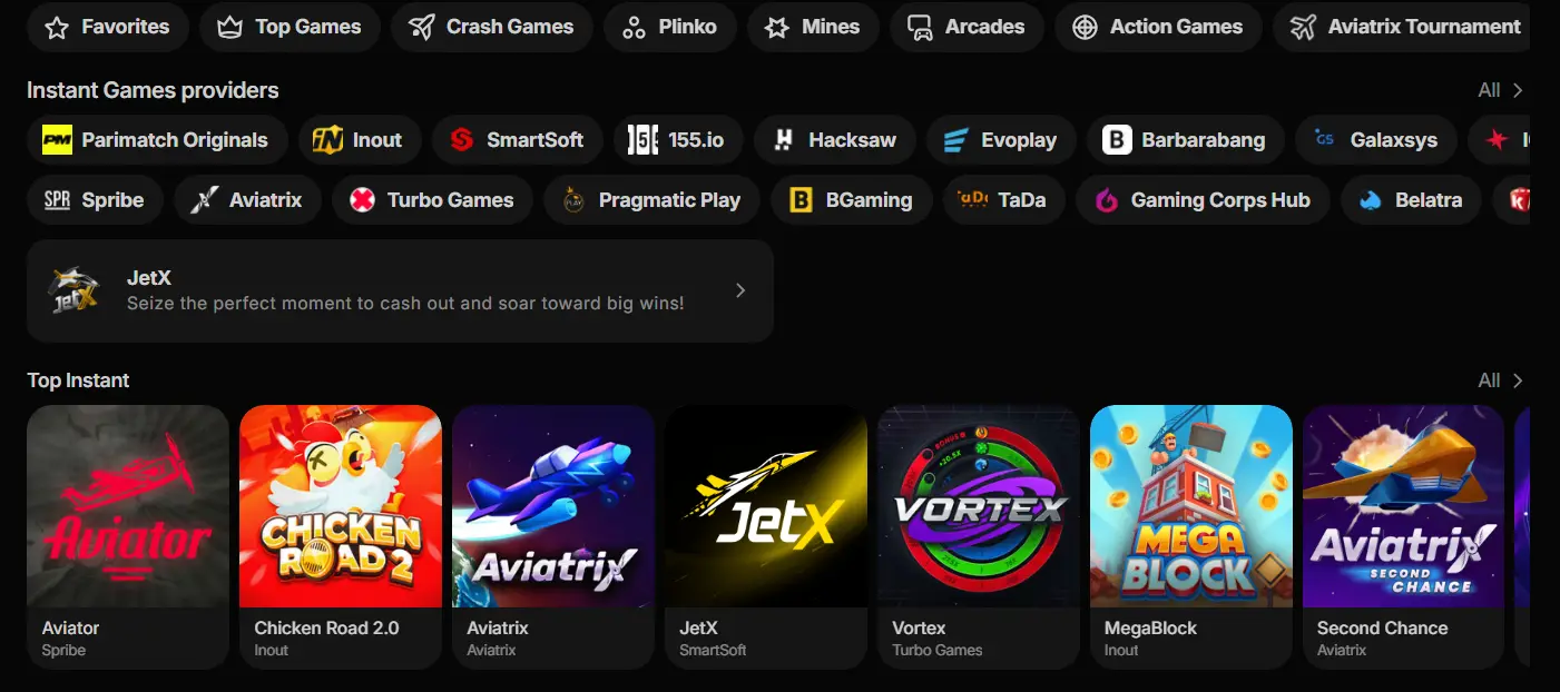 Parimatch Casino Bewertung 2026 — Test, Rating & Bonus